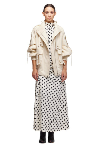 Urban Utility Soft Fleecy Knit Jacket Beige