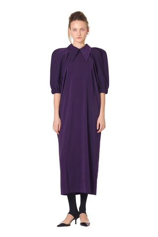 Designer Midi Dress Violet