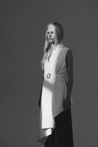 Текстурная блуза с короткими рукавами — светло-голубая