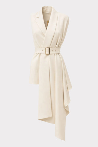 Bluză texturată cu mâneci scurte — bleu deschis