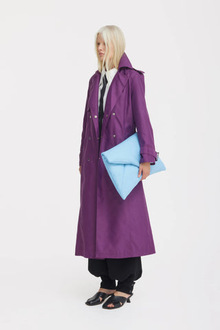 Trench clasic lung cu cordon – mov