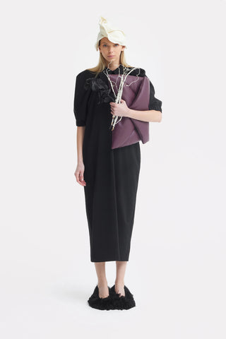 Designer Midi Dress Black