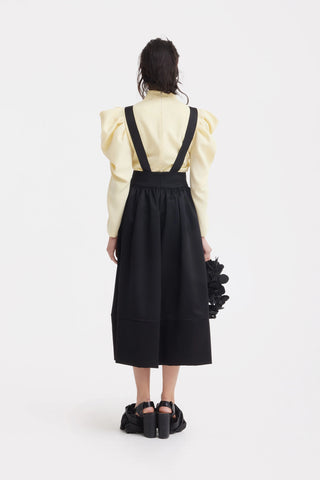 Midi Apron Dress With Adjustable Straps