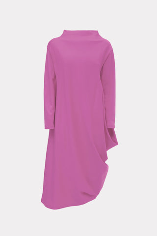 Asymmetrical Jersey Dress Pale Pink