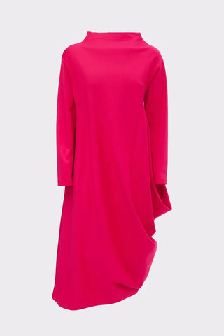Asymmetrical Jersey Dress Pink
