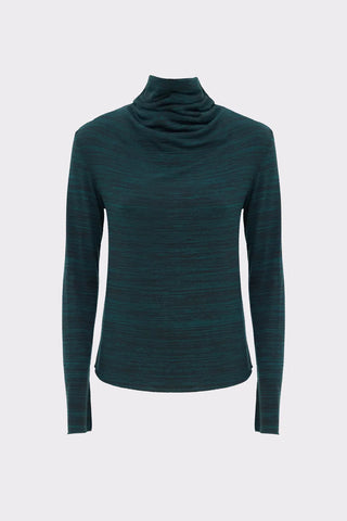 Basic Long Sleeve Top Dark Green