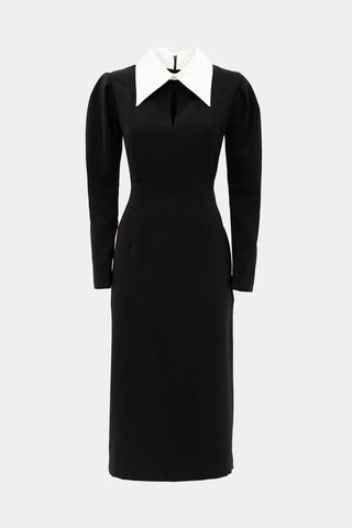 Black Formal Midi Dress