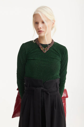 Black High Waist Long Wide Leg Trousers