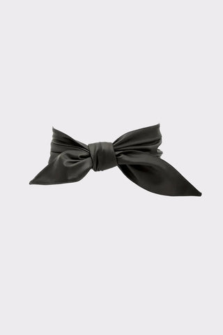 Black Wide Belt Faux Leather