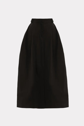 Casual A-Line Maxi High Waist Skirt Black