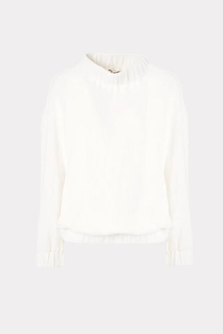 Cozy Waffle Sweatshirt White