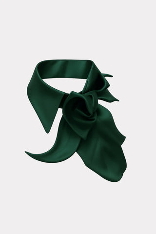 Accesoriu de guler designer – verde smarald