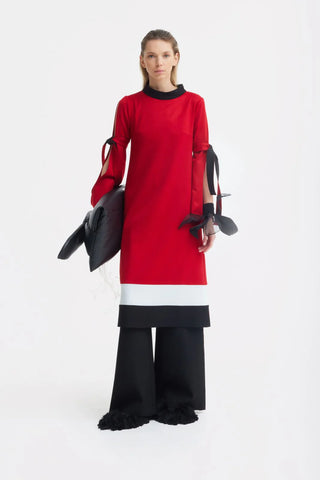 Brățară manșetă din satin de seară – Negru