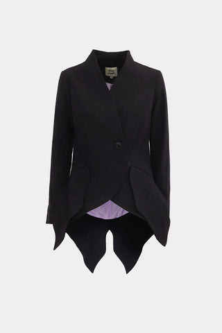 Formal Asymmetric Tailored Vest Black
