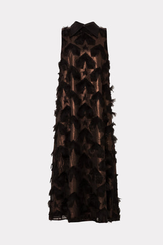 Evening Gown A-Line Maxi Dress With Stars