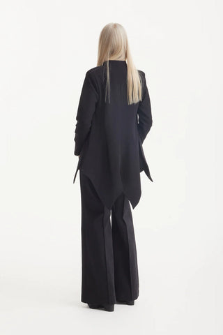  Pantaloni evazați formali negri