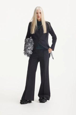  Pantaloni evazați formali negri