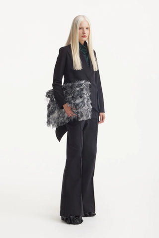  Pantaloni evazați formali negri