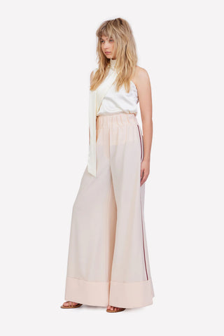 Soft Touch Flowy Trousers Peach Nude