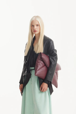 Plic din piele ecologică – Vișiniu